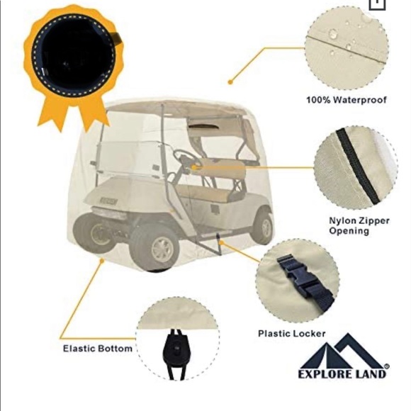 Golf Cart Cover (4 passenger) - Picture 3 of 15